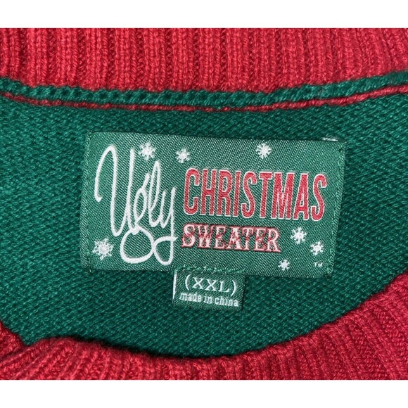 Ugly Christmas Sweater Rudolph Size XX-Large - Picture 4 of 13